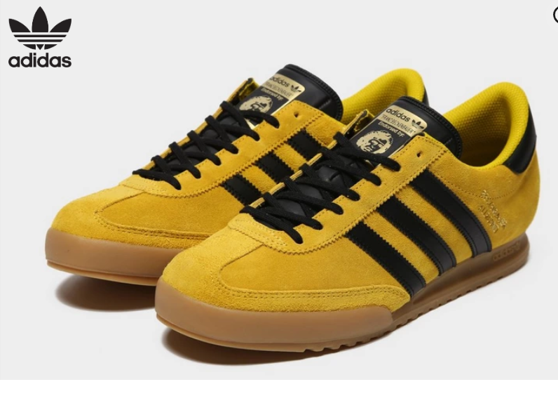 adidas yellow and black trainers